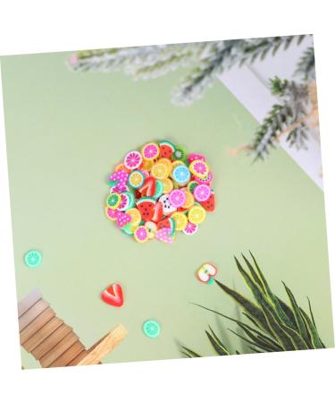 Healeved 1000pcs Manicure Tool Nail Decor Lip Gloss Kit Nail Art Mini Slices Fruit Nail Art Charms Nail Charms Glitter Lip Gloss Polymer Clay Slices for Nail Mini Crown Clip Set Assorted medium As Shown - Buy Online on SooperMarket.com