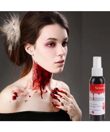 Yeweian Fake Blood Spray 2.1oz - Washable SFX Makeup for Halloween Costume - 1 Pack - Buy Online on SooperMarket.com
