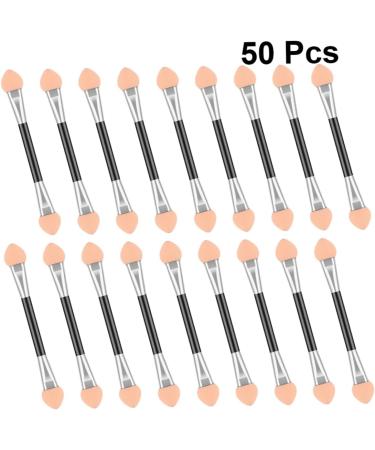 Healeved 50pcs Brush Eyeshadow Eye Makeup Make up for Face Eyeshadow Brush Kit 8x1cm Pink - Buy Online on SooperMarket.com