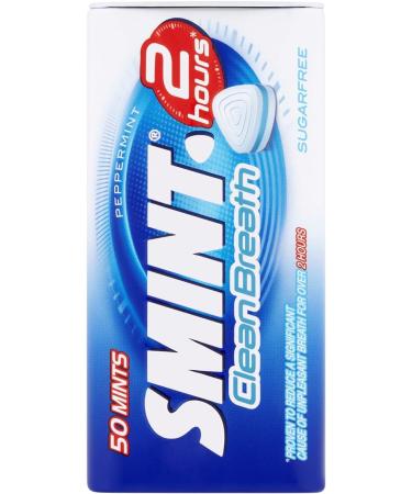 Smint Sugar Free Mints 2 Hour Clean Breath 50 XXL Peppermint Flavour - 12 Tins - Buy Online on SooperMarket.com