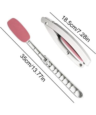 Back Applicator Folding Back Brush for Cream Back Moisturizer Applicator Long Handled Lotion Applicator for Medicine Skin Cream Sunscreen Pink - Buy Online on SooperMarket.com