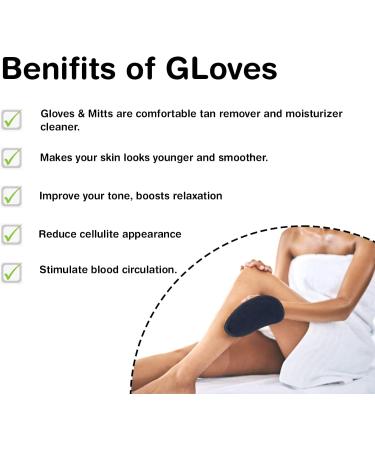 Bvanzo Exfoliating Glove for Dead Skin and Fake Tan Removal - Shower Mitt for Skin Refreshing and Cleansing - Pink - Buy Online on SooperMarket.com