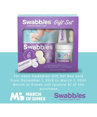 Swabbies Supreme Diaper Cream Gift Box - Ultimate Care for Baby's Skin - Buy Online on SooperMarket.com