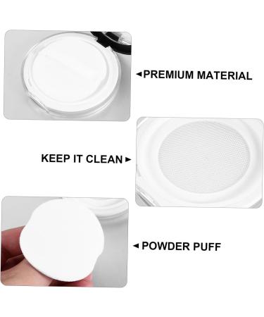 NOLITOY Make Up Mirrors 2pcs Box Loose Box 5g Case Bottle Bulk Travel Plastic Stand Black 7.5x7.5cm - Buy Online on SooperMarket.com