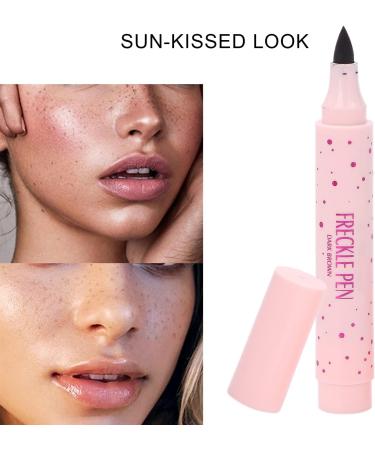 Freckle Pen Freckle Makeup Pen Waterproof Dot Spot Pen Tool Kit Long-Lasting Dotting Pen Light Brown and Dark Brown(02dark brown) - Buy Online on SooperMarket.com