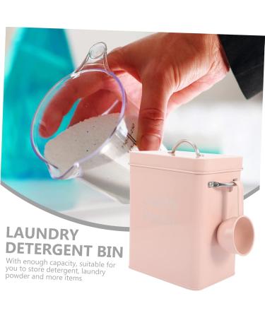 Box washing powder bucket food containers metal laundry powder tin metal laundry powder holder iron - Buy Online on SooperMarket.com