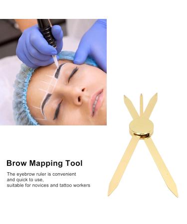 Precision Compass-Eye Eyebrow Liner - Adjustable Stainless Steel Microblading Tool for Perfect Eyebrow Mapping - Buy Online on SooperMarket.com