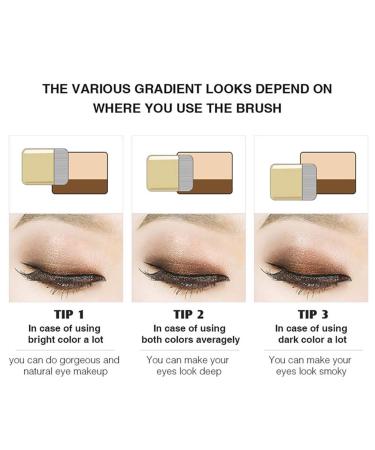 Lazy Eyeshadow Two-Tone Glitter Palette | Waterproof & Long Lasting | Easy Makeup Set with Brush - Buy Online on SooperMarket.com