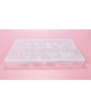 500 Pieces Clear French False Nail Tips with Box - Acrylic Artificial Nails for Women & Girls (10 Sizes) - Buy Online on SooperMarket.com