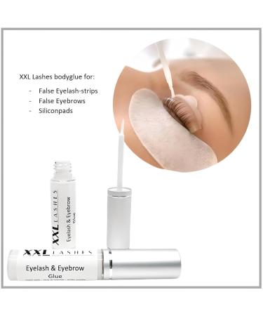 Buy Hypoallergenic Eyelash Glue for Lash Lifting - Water-Repellent Vegan 5ml | Perfect for Artificial Eyebrows & Eyelashes - Buy Online on SooperMarket.com
