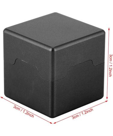 Alomejor Mini Cue Tip Chalk Holder - Magnetic Billiard Chalk Carrier Case in Black for Perfect Pool Game - Buy Online on SooperMarket.com