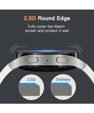 JETech Samsung Galaxy Watch 5/4 40mm Screen Protector - 3 Pack Tempered Glass, HD Clear, 2.5D Round Edge - Buy Online on SooperMarket.com
