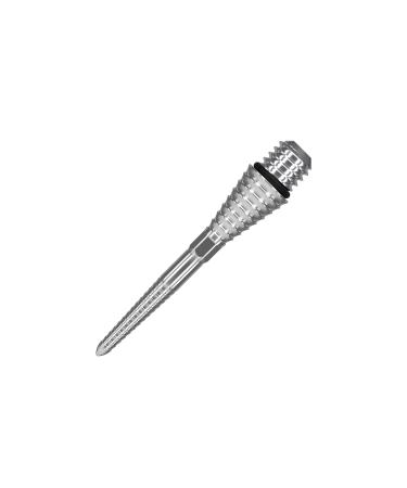 Target Darts Conversion Point Swiss Point Darts Points - Convert Soft Tip to Steel Tip Silver 26mm Conversion Points