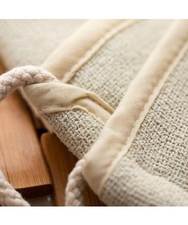 TOEM Back Scrubber Strap for Shower - Exfoliating Wash Cloth Back Washer - Set of 2 Bands - 4 x 32 Inches - Buy Online on SooperMarket.com