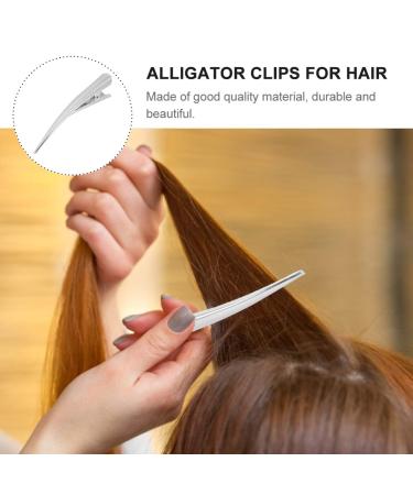 KALLORY 12Pcs Large Duckbill Hair Clips - Non-Slip Metal Barrettes for Thick & Thin Hair (Silver) - Buy Online on SooperMarket.com