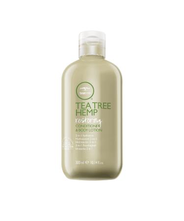 Tea Tree Hemp Restoring Conditioner & Body Lotion  2-in-1 Hydration  For All Hair Types 10.10 Fl Oz (Pack of 1)