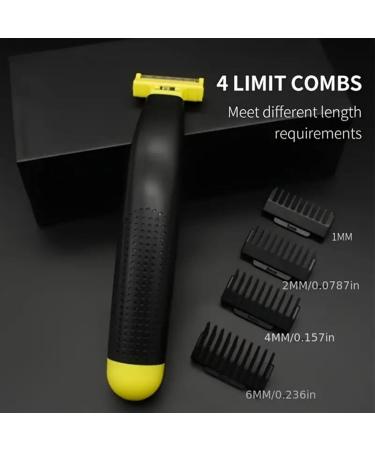2024 New Men's Electric Shaver Full Body Washed Wet and Dry Shaver Dry Wet Waterproof Mens Rotary Body Groomer Shaver Facial Shaver Ergonomic Body Shaver Electric Beard Trimmer - Buy Online on SooperMarket.com