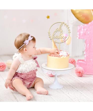 Oh Baby Cake Topper | Baby Shower Cake Decoration | 4mm Tortendeco | Perfect for Celebrations - Buy Online on SooperMarket.com