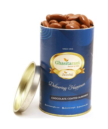 Jaiccha Ghasitaram Chocolate Almonds Can|Gift for Diwali Gifts Bhaidooj Gifts|