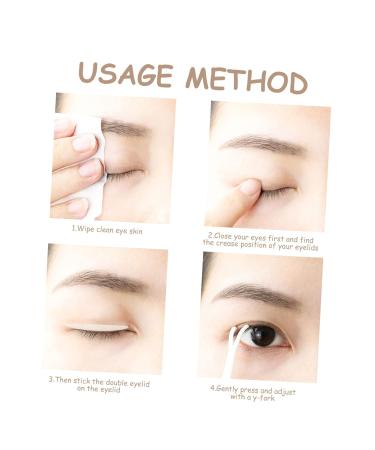Angoily 30 Sheets Double-Side Stickers White Transparent Invisible Tapes Eyelid Double Creative Patches - Buy Online on SooperMarket.com