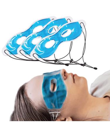 IEA Medical Eye Mask Cooling 3 pieces |Cooling mask for headaches migraines and swollen eyesReusable hot or cold eye masks |Cooling glasses |Anti -dark circles