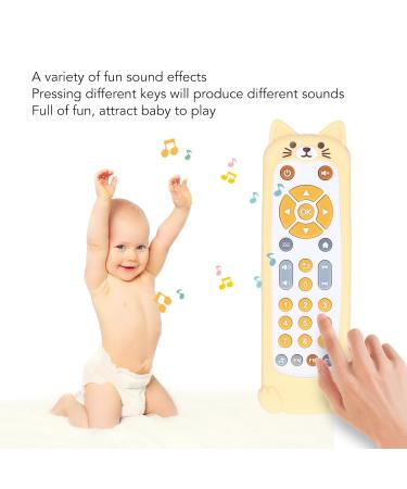 Buy Simulation Baby Remote Control Toys - Educational Musical Toddler TV Remotes for Learning | Cat Cover & White Design - Buy Online on SooperMarket.com