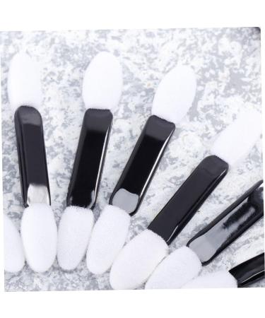 CIMAXIC 100pcs ladies suits EyeShadow Sponge Applicator eyeshadow brush kit Smudge brush Oval travel Patcher M White - Buy Online on SooperMarket.com