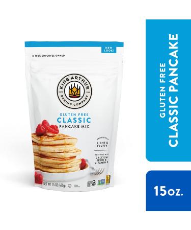 King Arthur Gluten-Free Pancake Mix | Non-GMO  Kosher - 15oz - Buy Online on SooperMarket.com