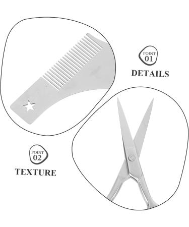 CANIGHT 1 Set Beard Accessories Beard Comb Beard Brush Beard Grooming and Trimming Portable Beard Kit Wooden - Buy Online on SooperMarket.com