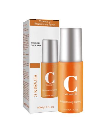 Vitamin C Face Mist VC Skin Brightening Facial Spray Skin Barrier Repair Improve Uneven Skin Relieves Dark Spots Spray Moisturiser VC Hydrating Serum Spray Deeply Moisturizing