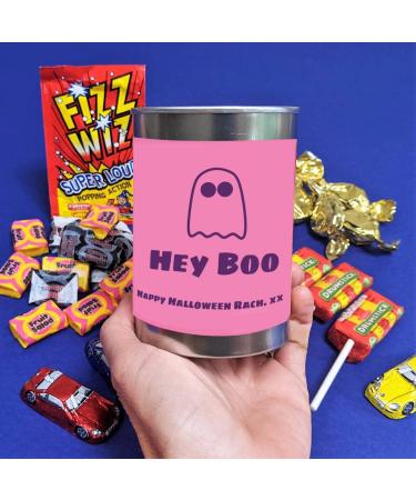 Personalised Halloween Sweet Tin Cans