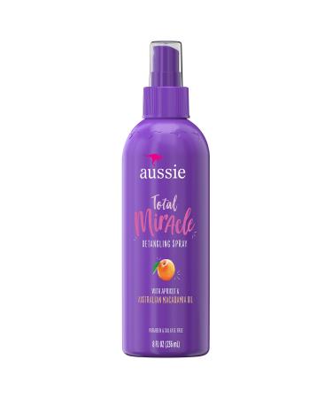 Aussie Hair Care Miracle Detangling Spray With Apricot & Macadamia Oil 8 Fl Oz