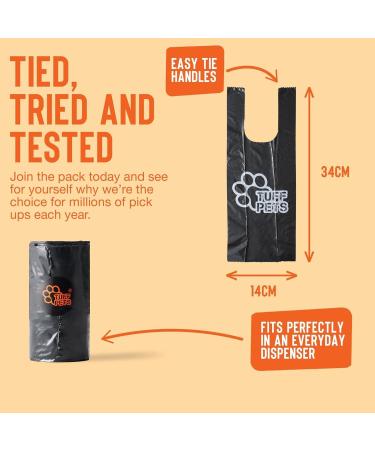 Tuff Pets Dog Poop Bag Holder - Poo Bag Holder Made From Bamboo - 1 Roll of Tuff Pets Poo Bags (10 Bags) Included - Dog poop bag Dispenser - Works With Any Poo Bag Rolls - Buy Online on SooperMarket.com