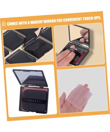 MUSISALY 2 Sets Oil Absorbing Paper with Puff Oil Blotting Paper Face Cleaning Paper Facial Oil Control Paper Cleaning Tissue Oil-Absorbing Papers Face Oil Cleaning Paper - Buy Online on SooperMarket.com