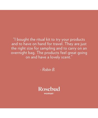 Rosebud Woman Ritual Travel Kit - 4 Piece Set for Ultimate Wellness On the Go - Buy Online on SooperMarket.com