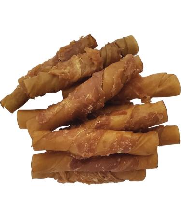 Rollover Chicken Wrapped Porkhide Twists - 10pk 1 count (Pack of 10) - Buy Online on SooperMarket.com