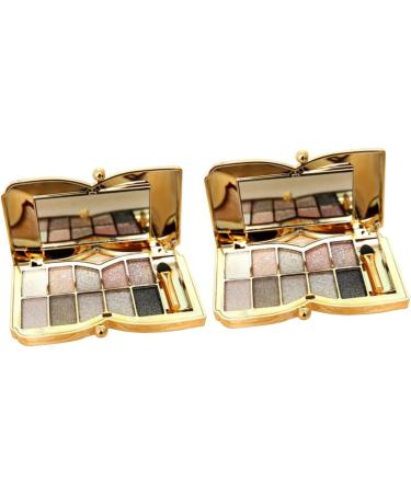Beavorty 2pcs Colorful Mirror With Shadow Brush & Eyeshadow Colors # Flash Makeup Eye Glitter - Buy Online on SooperMarket.com
