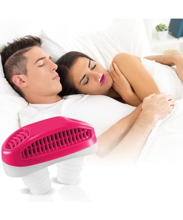 Anti Snoring Device Nasal Air Purifier Sleep Apnea Devices Prevents Women/Men Snore Sleep Aids to Stop Snoring Reduce Snoring for Better Sleep (Red)