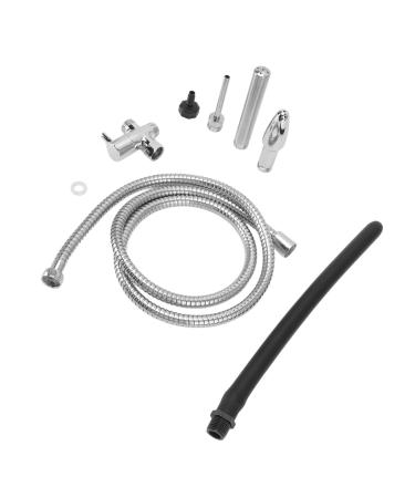 Mrisata shower enema system douche intestinal cleaning kit household shower inlet system metal stainless steel enema
