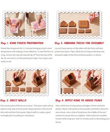 Create A Treat E-Z Build Halloween Chocolate Cookie Haunted House and Spooky Cookie Halloween Decorating Kit  - Buy Online on SooperMarket.com