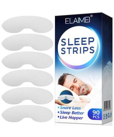Mouth Tape for Snoring Mouth Tape Sleeping Improves Bad Sleeping Habits Snoring Drooling Mouth Tape for Sleeping - Promotes Better Night Time Sleeping & Instant Snoring Relief - 90 Pcs