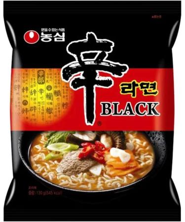 Nongshim PREMIUM Shin Ramyun BLACK Instant Noodles 130 g HALAL(Pack of 4) by SPICEHUB - Buy Online on SooperMarket.com