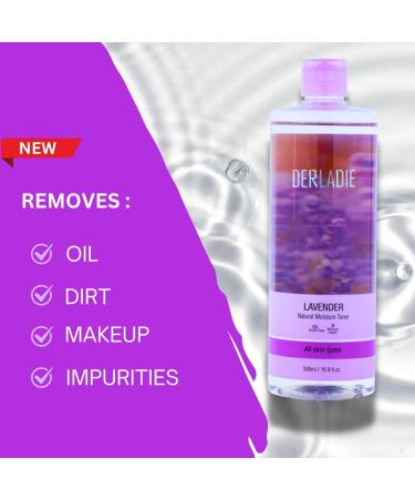 Buy Lavender Natural Moisture Toner - Moisturizing & Sebum Control for Sensitive Skin | 500ml/16.9 fl. oz - International Shipping Available - Buy Online on SooperMarket.com