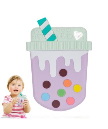 Aznever Silicone Bite Ring - Safe Baby Teething Toy | Food-Safe Silicone Cartoon Design & Gum Protection - Buy Online on SooperMarket.com