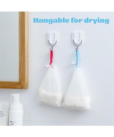 Invoda Handmade Soap Bubbles - Double-Layer Cord Striker & Foam Network for Body & Facial Cleaning (5 Pieces) - Eco-Friendly Bath Tools for Peeling & Refreshing Skin - Buy Online on SooperMarket.com