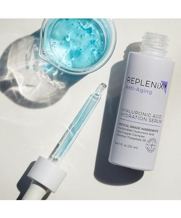 Replenix Pure Hydration Hyaluronic Acid Serum - Medical Grade Anti-Aging Treatment - 1 oz - Reduce Wrinkles, Even Skin Tone, and Firm Skin - Buy Online on SooperMarket.com