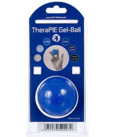 Therapy Gel Ball Hand Trainer | High-Quality Finger & Hand Muscle Coach | Anti-Stress Ball (Blue Medium) - Buy Online on SooperMarket.com