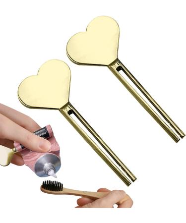 Toothpaste Key Squeezer - Tube Squeezer Key | Tube Key | Toothpaste Squeezer | Stainless Steel Toothpaste Roller | Manual Toothpaste Squeezer | Metal Tube Squeezer Key for Save Toothpaste Gold - Buy Online on SooperMarket.com