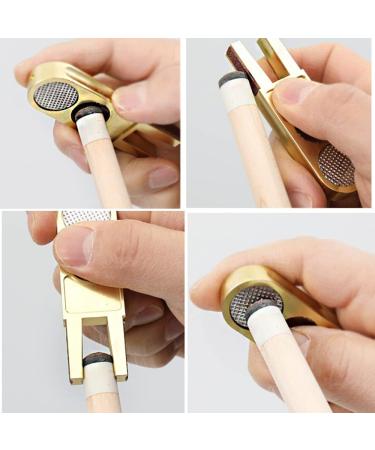 mwellewm Billiards Pool Cue Tip Shaper Tool Pool Cue Tip Scuffer Burnisher Multi Functional Cue Tip Trimmers Tapper Sander - Buy Online on SooperMarket.com
