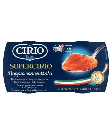 Cirio Supercirio Double Concentrated Tomato Puree 4 x 70g
